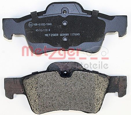 METZGER 1170049 GREENPARTS Bremsbelagsatz, Scheibenbremse